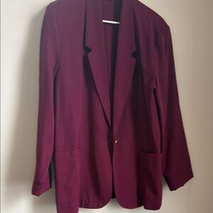 Vintage plum blazer